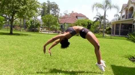 Tips for a Standing Back Handspring - YouTube