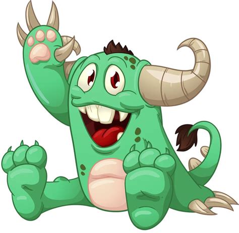 Cute Monster Cartoon - ClipArt Best