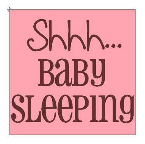 shhh baby sleeping sign printable - streetartphotographydenver