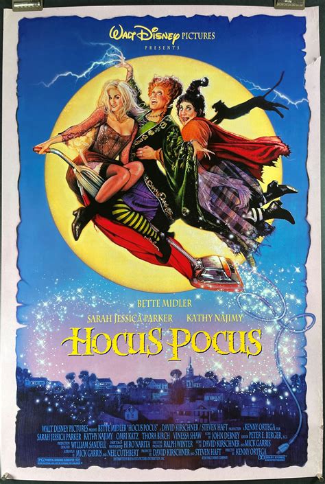 HOCUS POCUS, Original Vintage Disney Movie Poster - Original Vintage ...