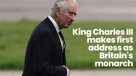 King Charles III makes first address as Britain's monarch | wfaa.com