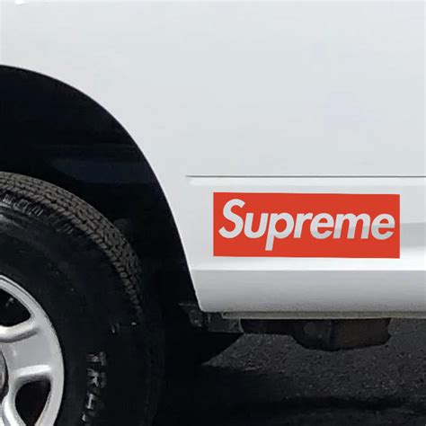 Supreme Logo Decal Sticker – Decalfly