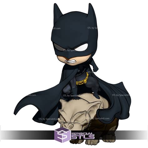 Chibi Batman 3D Model on Demon Base | SpecialSTL