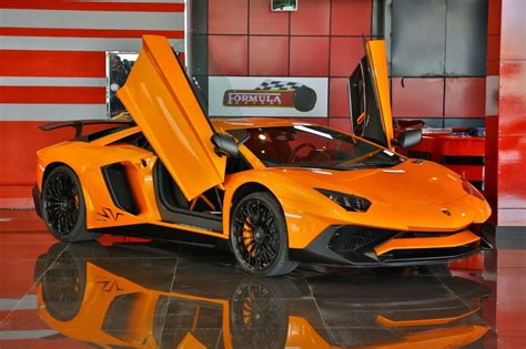 Incredible Orange Lamborghini Aventador SV For Sale in Dubai! - GTspirit