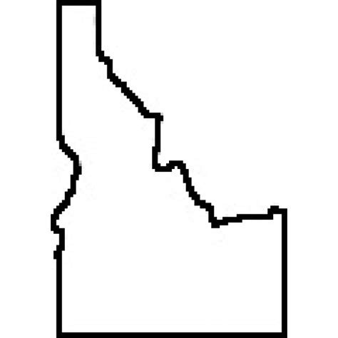 Outline Of Idaho | Free download on ClipArtMag