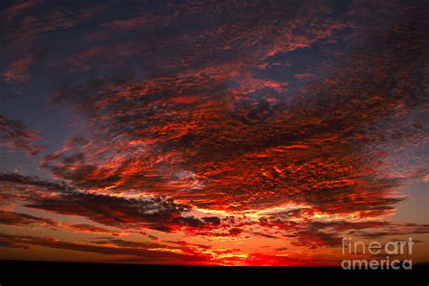 Kansas Prairie Sunset Photograph by RT Phillips - Pixels