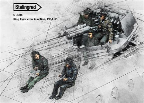 The Modelling News: Stalingrad's new Tiger II set of crew burst into ...