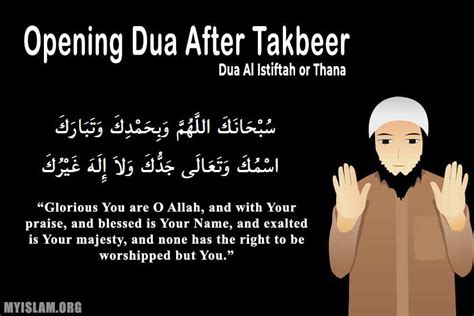 Opening Dua For Salah (Dua Al Istiftah)