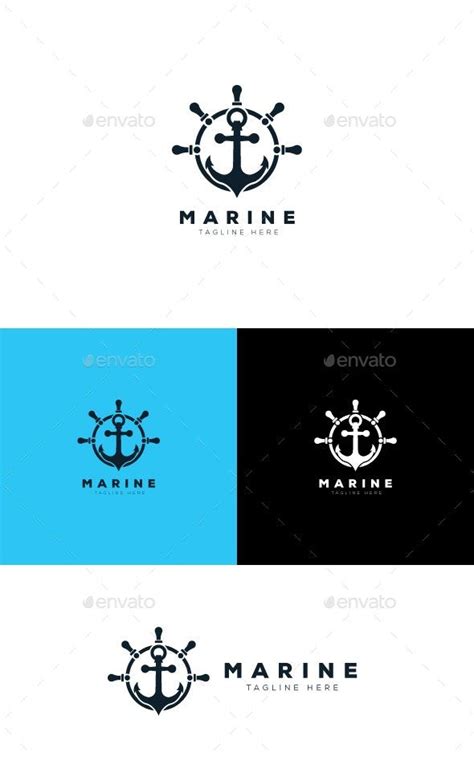 Marine Logo | Marines logo, Logo design template, Transportation logo