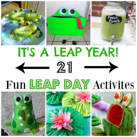 IT’S A LEAP YEAR! 21 Fun Leap Day Activities! | craftshome.pribome.com