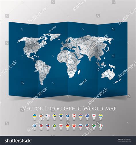 Vector World Map National Flags: Vector có sẵn (miễn phí bản quyền ...