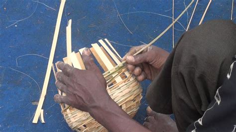 Bamboo Basket Weaving Live Demo - YouTube