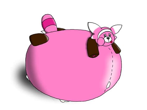 Over-stuffed Stufful by CrestDraggy on DeviantArt