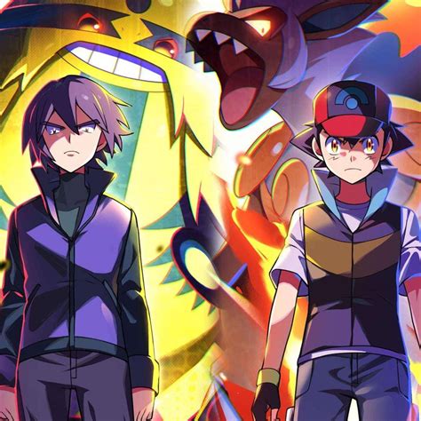 Pokemon - Ash and Paul by eduardomoreno010 on DeviantArt