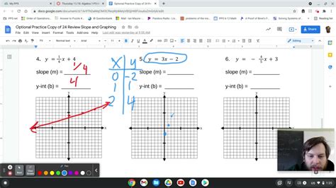 More graphing y=mx+b examples - YouTube