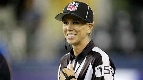 Meet Sarah Thomas - first female NFL official referee