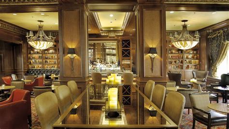 Interior of the Library Bar at Warwick Melrose Dallas