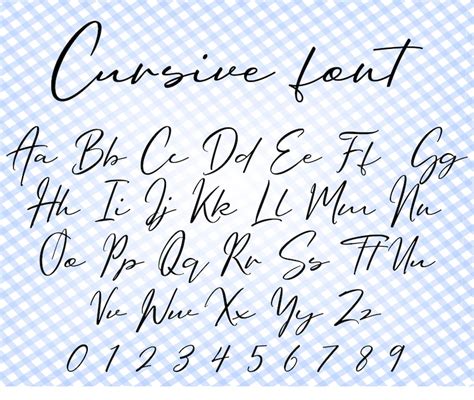 Cursive font svg Cricut font Wedding font svg Font writing | Etsy