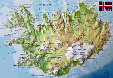 Printable Map Iceland