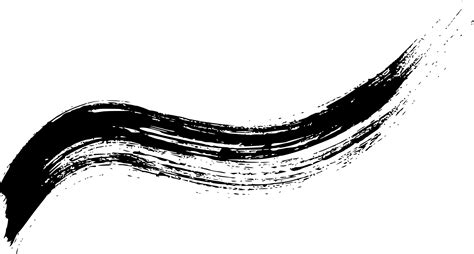 Hd White Brush Stroke Grunge Curved Line Png Citypng | The Best Porn ...