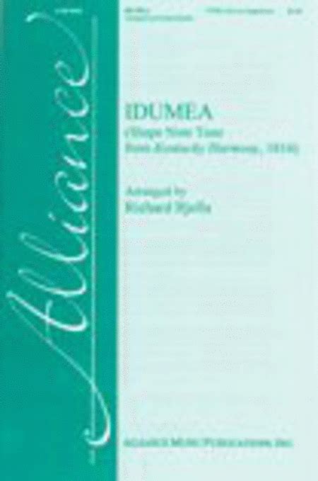 Idumea - TTBB - Sheet Music | Sheet Music Plus