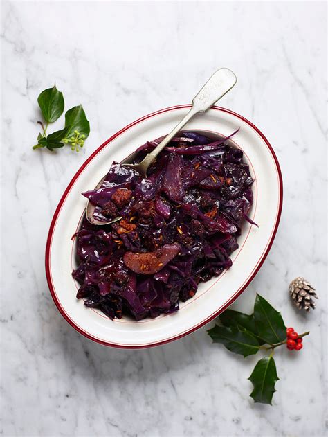 Chorizo & pear red cabbage | Jamie Oliver Christmas recipes