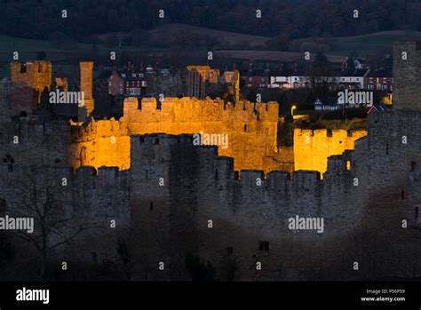 Medieval Christmas Fayre illuminates the interior of Ludlow Castle ...