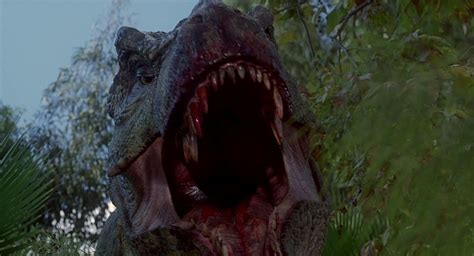 T-Rex Roaring in Jurassic Park 3 (Classic Jurassic Park Image Gallery)