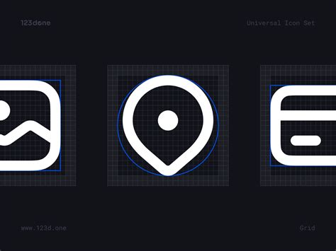 Icon grid templates by Dima Groshev | 123done on Dribbble