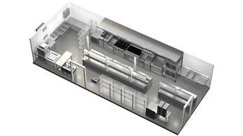 Restaurant Kitchen Floor Plan With Dimensions | Viewfloor.co