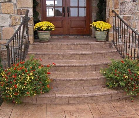 Concrete Front Porch Steps | Steps and StairsArtisticrete ...