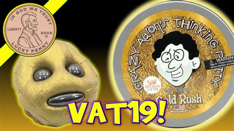 VAT19 Exclusive! 1LB Super Magnetic Gold Rush Crazy Aarons Golden Putty