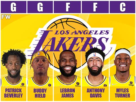 The Best Starting Lineup The Los Angeles Lakers Can Create For The 2022 ...