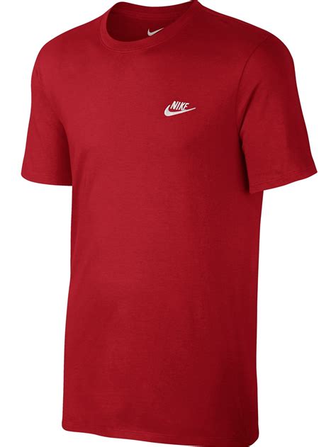 Nike - Nike Men's Embroidered Swoosh T-Shirt Red/White 827021-611 ...