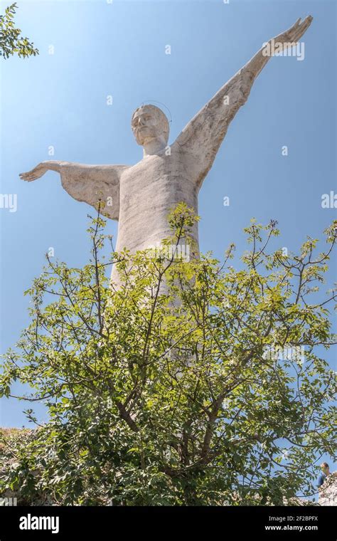 MARATEA, ITALY - August 11, 2020: The San Biagio mountain with the ...