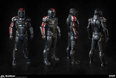 N7 armor, Mass effect andromeda characters, Mass effect