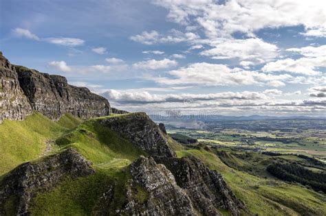 The Beautiful Binevenagh Mountain Near Limavady in Northern Ireland ...