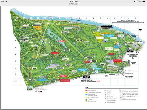 Map of Kew Garden