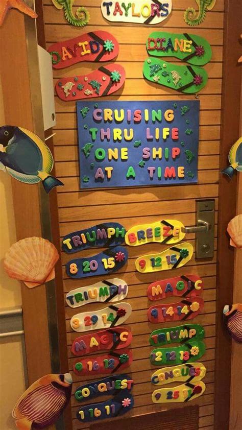 Disney cruise door decorations