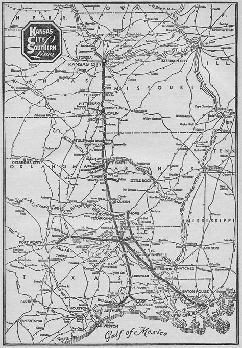 Kcs Railroad Map