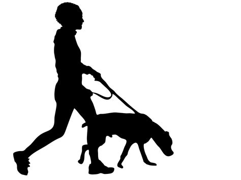 Silhouette Dog Walking at GetDrawings | Free download