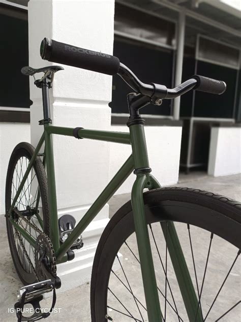 Fixie bike custom fixed gear, Sports Equipment, Bicycles & Parts ...