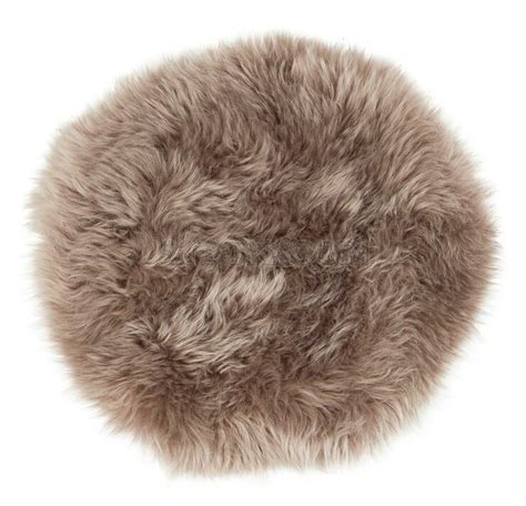 Sheepskin Round Chair Pad