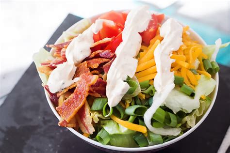 Keto BLT Salad - Ruled Me