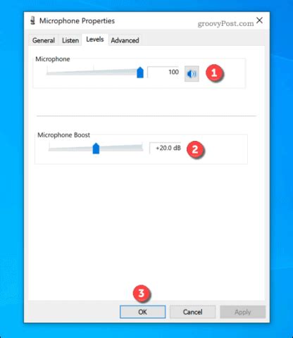 How to Boost Microphone Levels in Windows 10