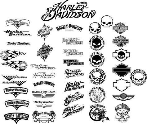 Harley Logos All in One Place