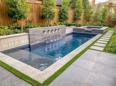 Backyard Rectangular Pool Landscaping Ideas - bmp-winkle