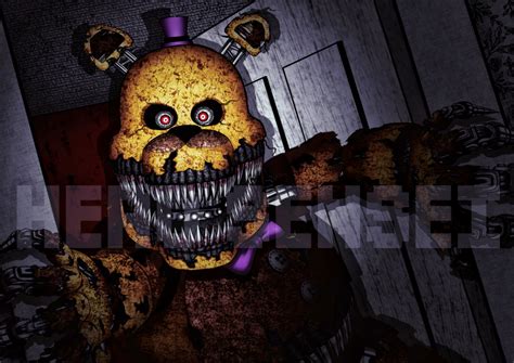 SUIKA SENSEI - NIGHTMARE FREDBEAR FAN ART FIVE NIGHTS AT FREDDY´S 4