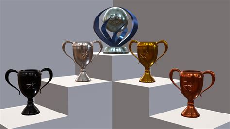 ALL Playstation Trophies - 3D model by Alex M. (@strombringer744 ...