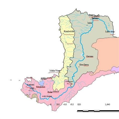 Location Map of Awash River basin. | Download Scientific Diagram